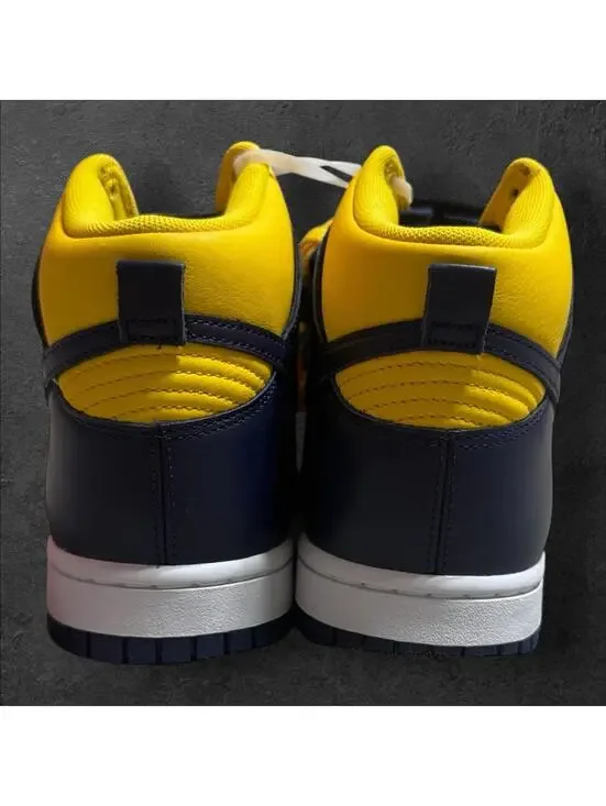 Nike Dunk High 2025 Michigan Maize Blue HF3143-700 Men's Size 8.5 - Picture 2 of 6